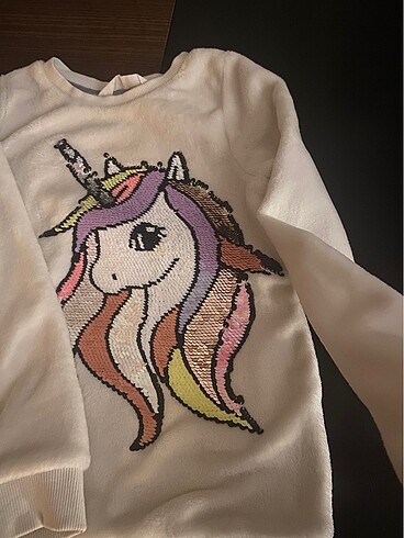 H&M 6-8 yaş kız çocuk polar - Görsel 9