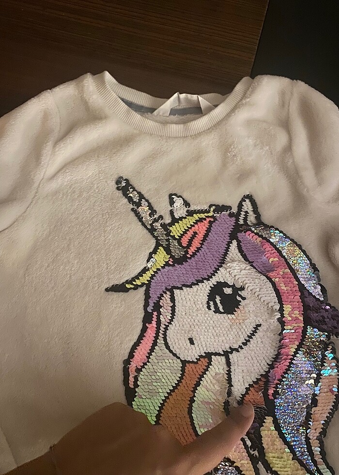 H&M 6-8 yaş kız çocuk polar - Görsel 4