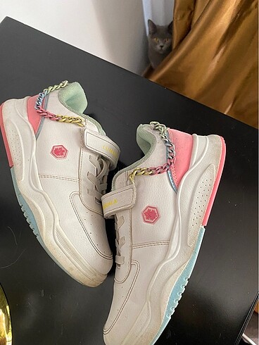 Lumberjack cırt cırtlı kız çocuk spor ayakkabı - Görsel 9