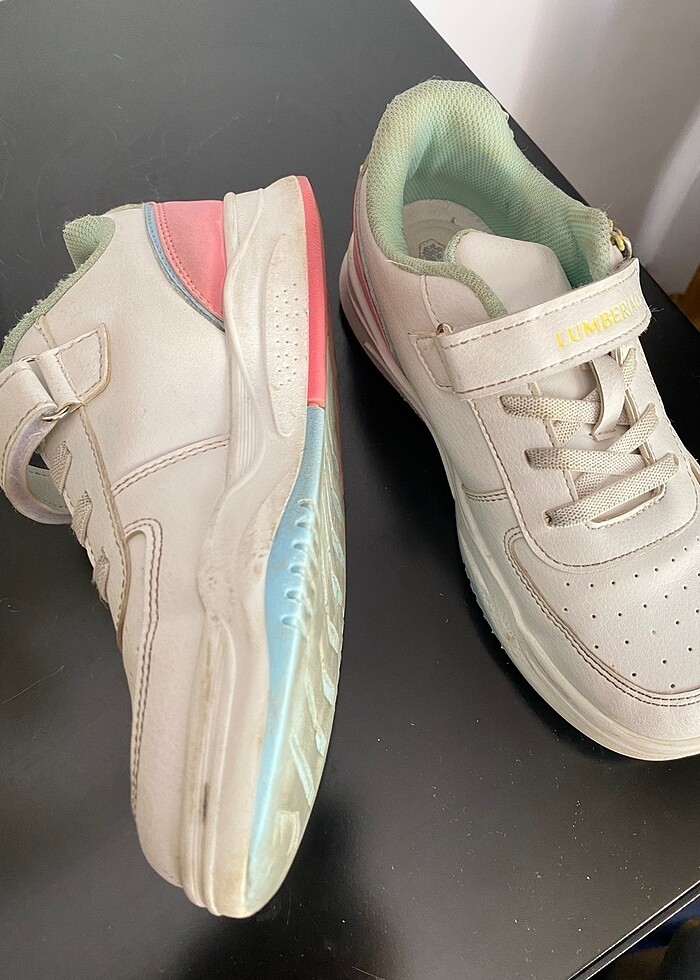 Lumberjack cırt cırtlı kız çocuk spor ayakkabı - Görsel 3