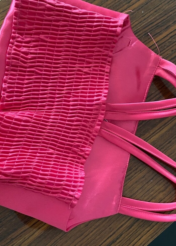 Fuşya kız çocuk bluz - Görsel 2