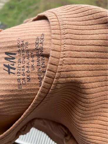 H&M kolsuz t-shirt (ikili) 6-8 yaş - Görsel 6