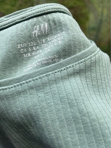 H&M kolsuz t-shirt (ikili) 6-8 yaş - Görsel 7