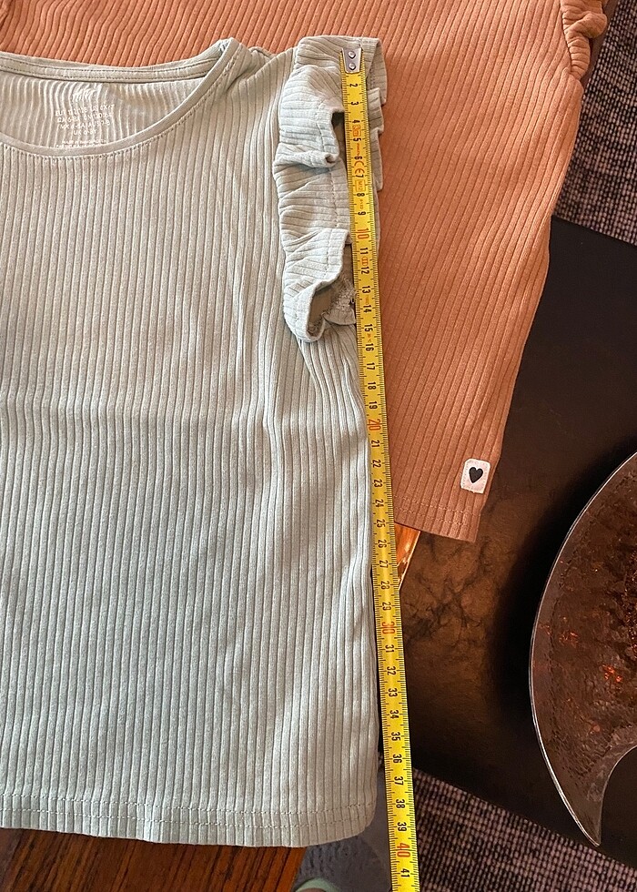 H&M kolsuz t-shirt (ikili) 6-8 yaş - Görsel 5