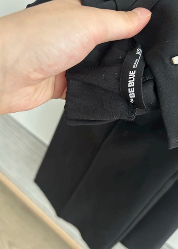 xs Beden Siyah flare pantolon