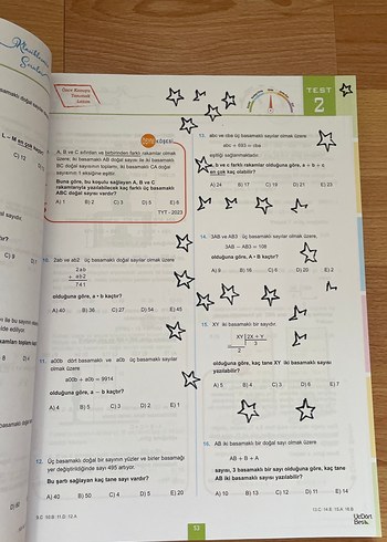 345 TYT Matematik Soru Bankası