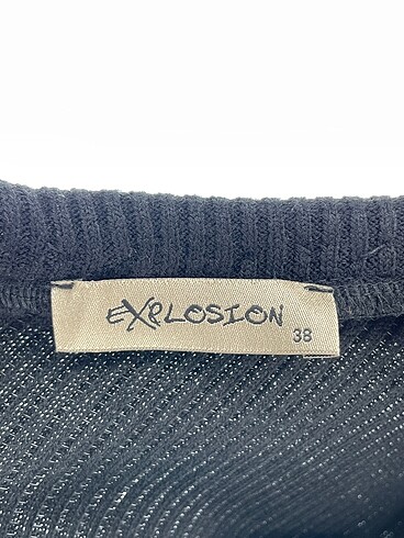 38 Beden siyah Renk PreLoved Triko Elbise %70 İndirimli.