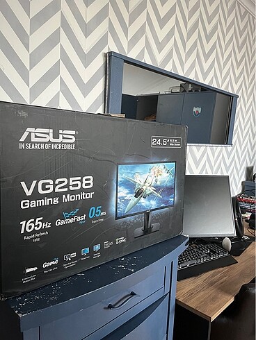 Vg258qr ASUS monitor 165 hz 0.5 ms - Görsel 6