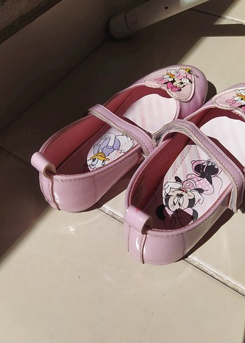 Kız Çocuk Pembe Tokalı Babet Ayakkabı