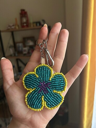 diğer Beden Boncuklu Anahtarlık Charm