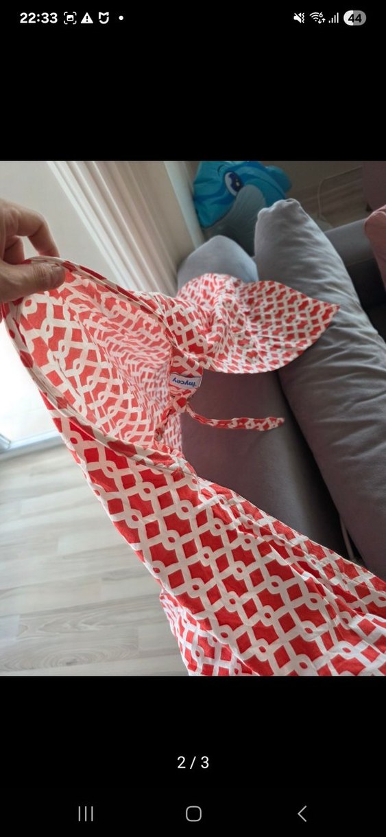 mycey katlanabilir boyun ayarlı emzirme ortusu - Görsel 2