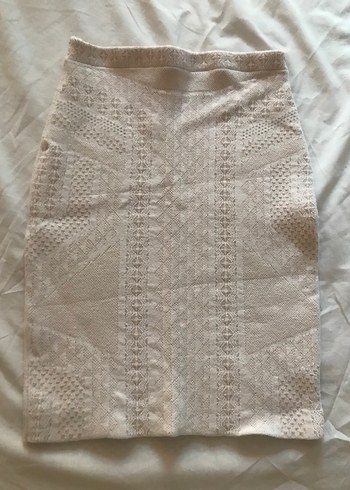 BCBG Max Azria Beyaz Bodycon Etek - Görsel 2