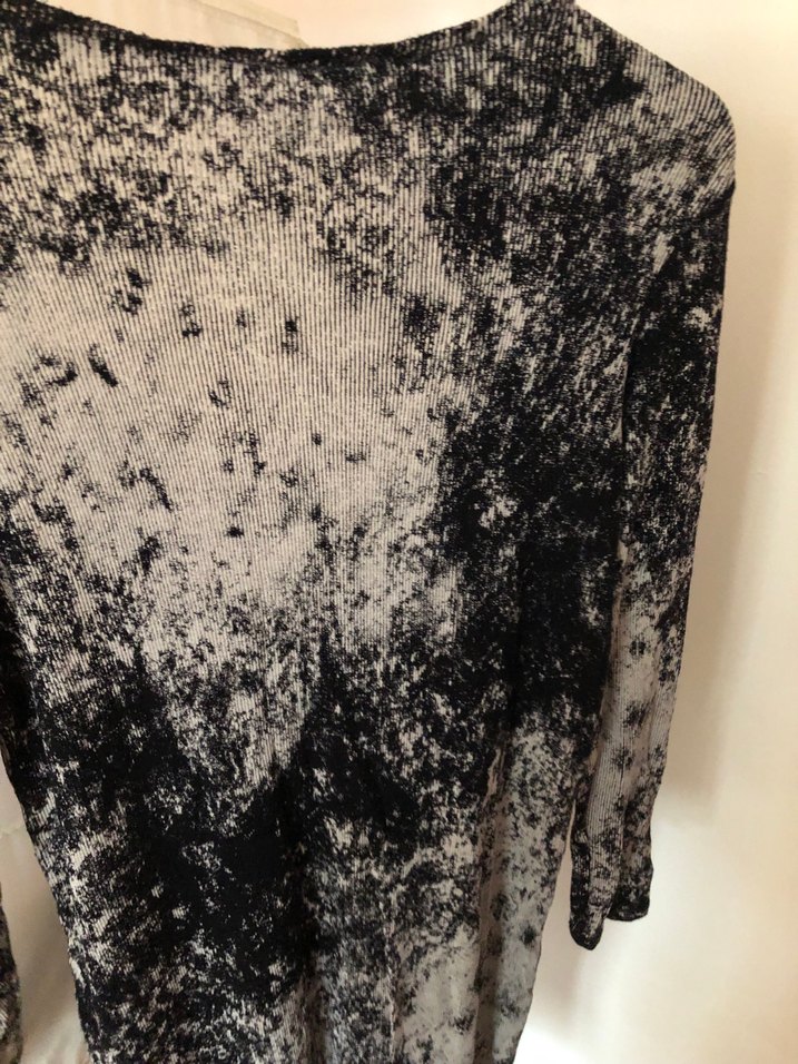 Zara Desenli Uzun Kollu Triko Elbise - Görsel 5