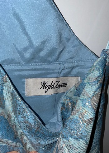 Bohem Tarzı tek omuz  kısa Abiye Elbise - Görsel 4