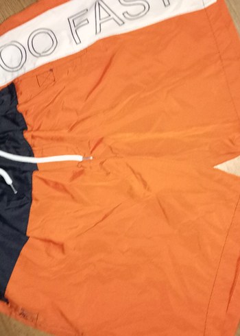 Turuncu  Erkek Deniz Şort - Görsel 5