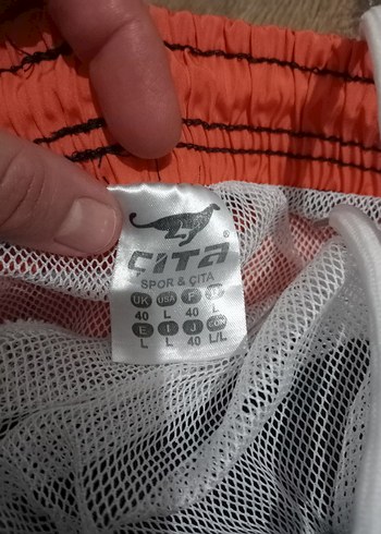 Turuncu  Erkek Deniz Şort - Görsel 7