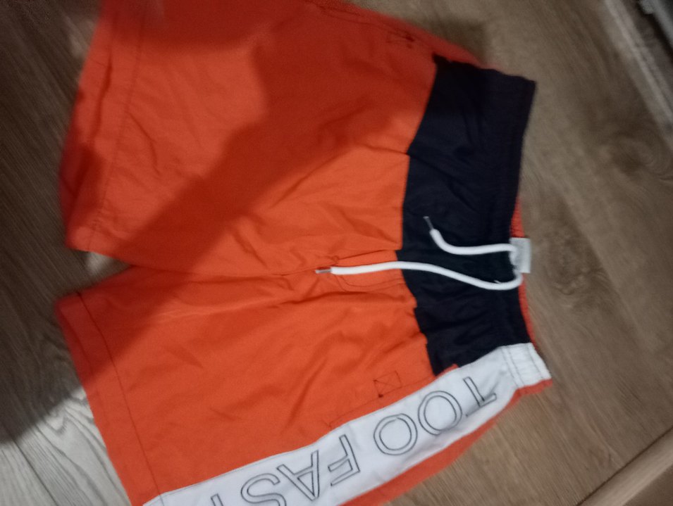 Turuncu  Erkek Deniz Şort - Görsel 4