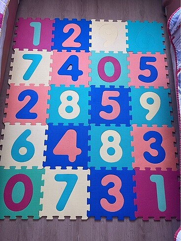 Rakamlı puzzle oyun matı