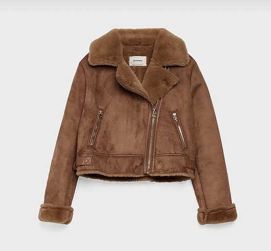 Stradivarius kurklu biker ceket