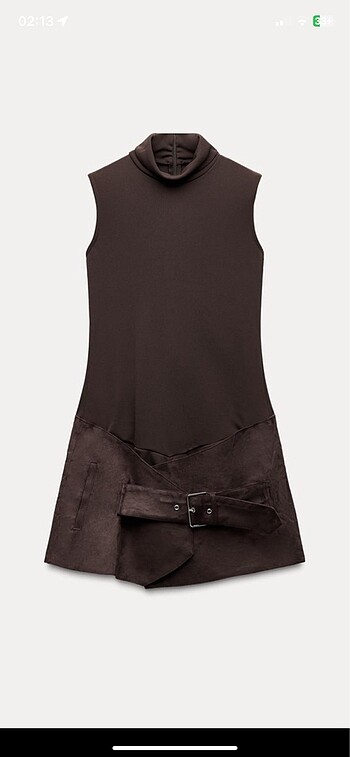 zara suet tulum elbise