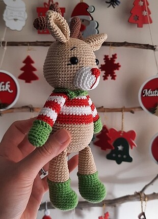  Beden Renk Amigurumi yilbasi geyiggi