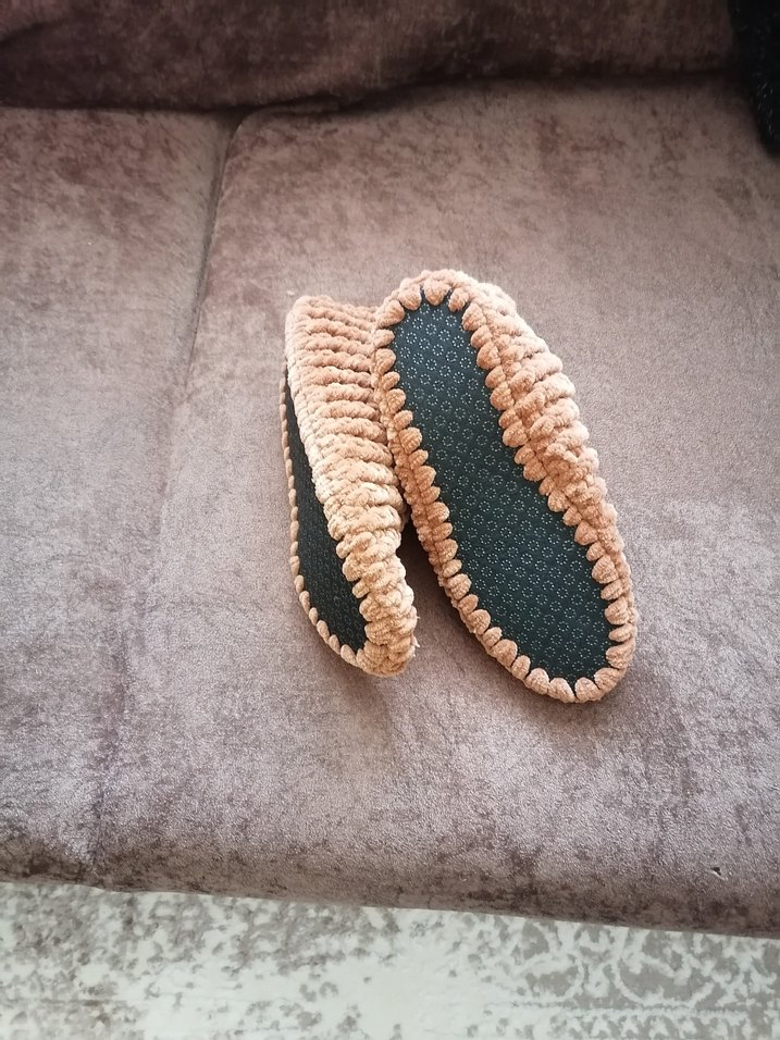 Bej Örgü Erkek Ev Botu - Görsel 3