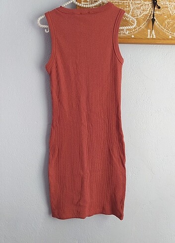 Zara Fulla kiremit mini elbise