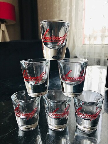 6 adet shot smirnoff