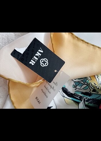 Aker İpek eşarp - Görsel 5