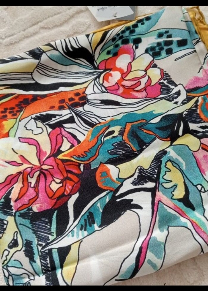 Aker İpek eşarp - Görsel 2