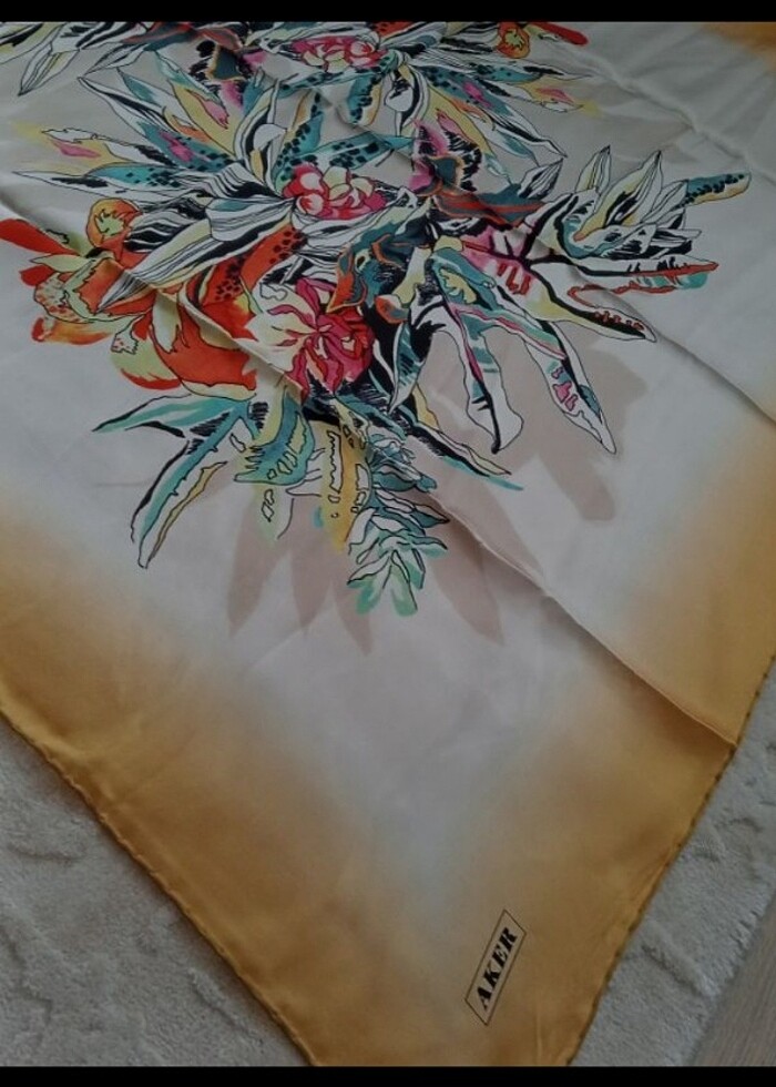 Aker İpek eşarp - Görsel 4