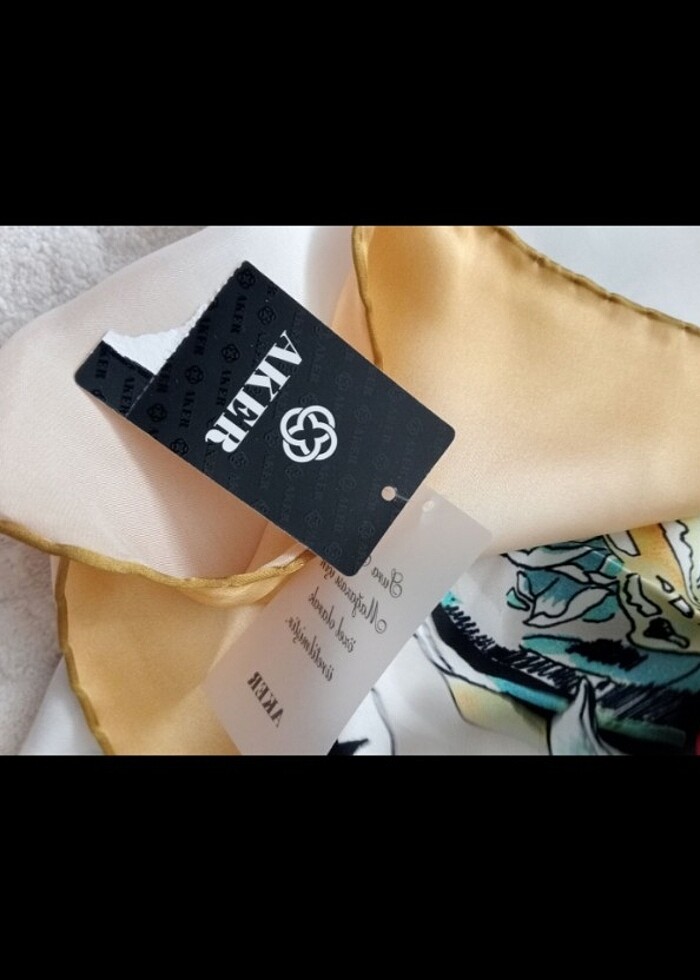 Aker İpek eşarp - Görsel 5