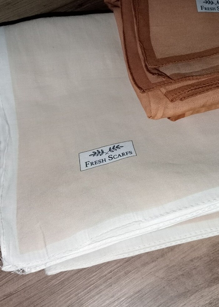 Pamuk ipek eşarp - Görsel 3