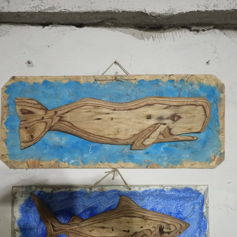 ahşap oyma köpekbalığı - Görsel 4