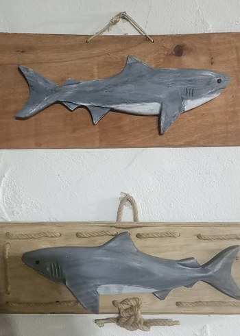 Gri Köpekbalığı Figürü Dekor - Görsel 8