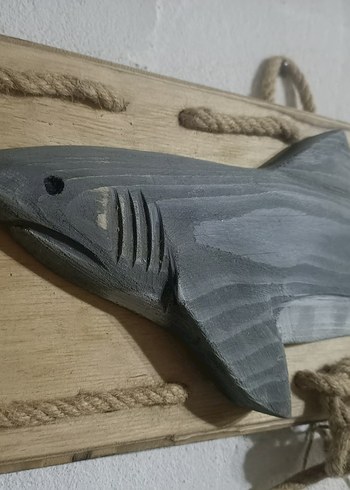 Gri Köpekbalığı Figürü Dekor - Görsel 4