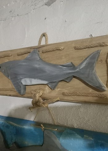 Gri Köpekbalığı Figürü Dekor - Görsel 3