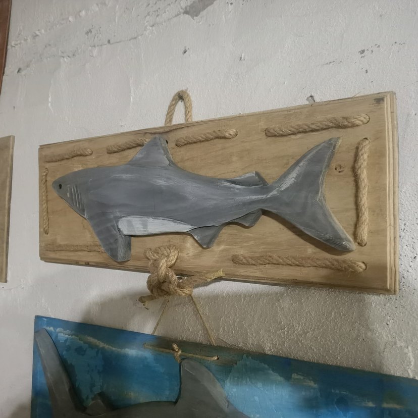 Gri Köpekbalığı Figürü Dekor - Görsel 3