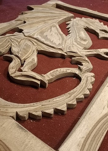 Kahverengi Ahşap Ejderha Figür - Görsel 4