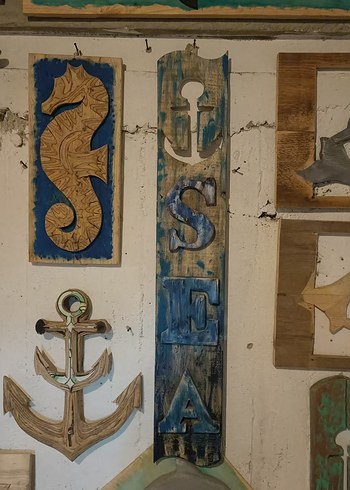 Ahşap Eski Boya Sanat Panosu - Görsel 9