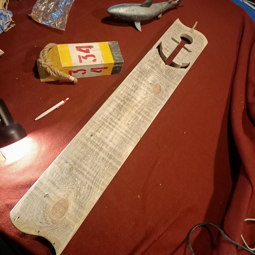 Ahşap Eski Boya Sanat Panosu - Görsel 5