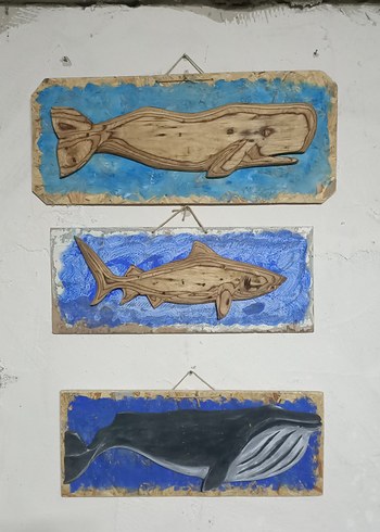 Ahşap balina figürü - Görsel 5