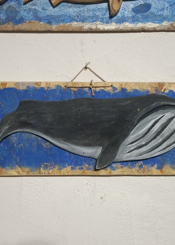 Ahşap balina figürü - Görsel 2