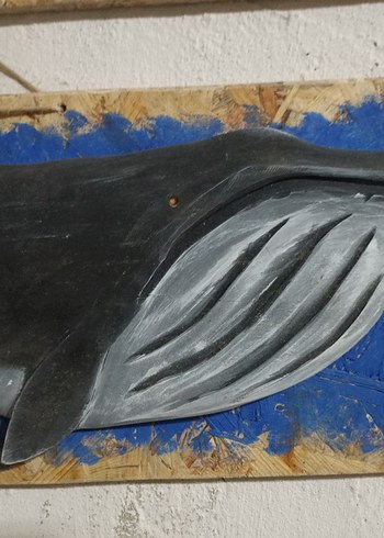 Ahşap balina figürü - Görsel 6