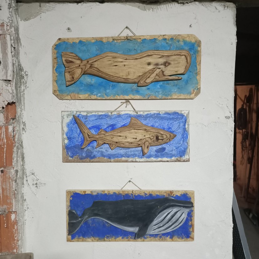 Ahşap balina figürü - Görsel 5