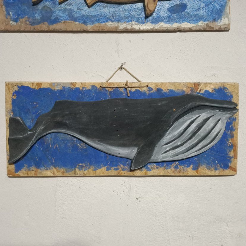 Ahşap balina figürü - Görsel 2