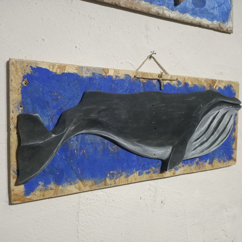 Ahşap balina figürü - Görsel 4