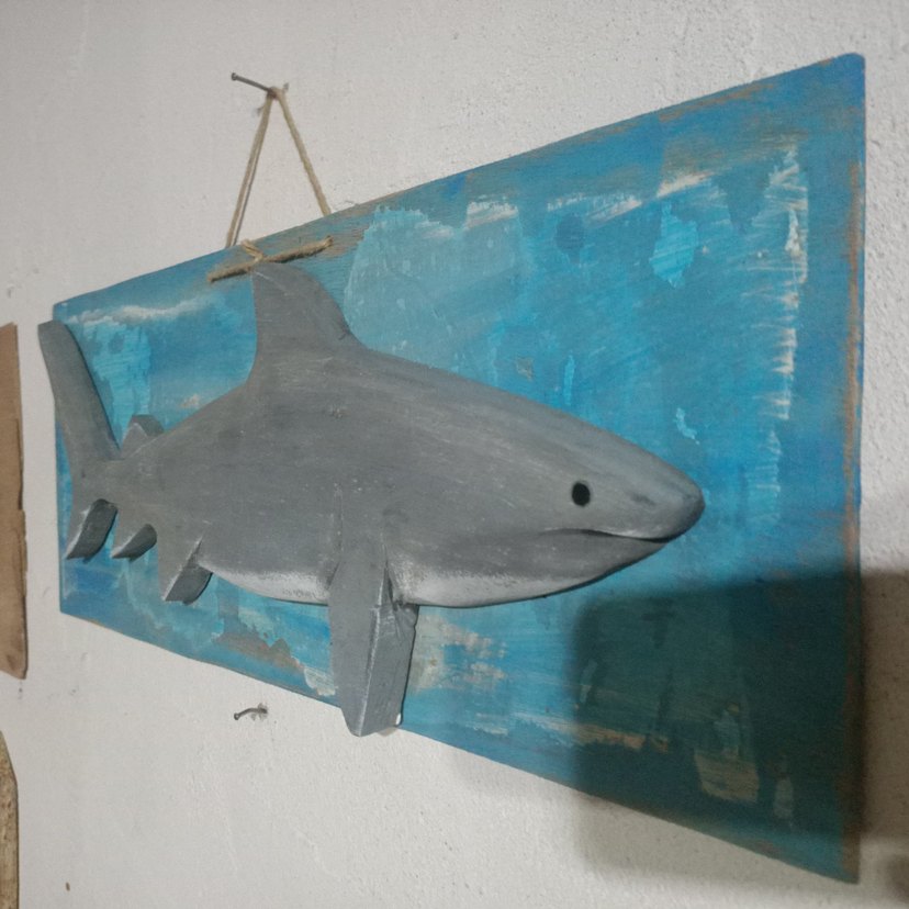 Gri Köpekbalığı Duvar Süsü - Görsel 4