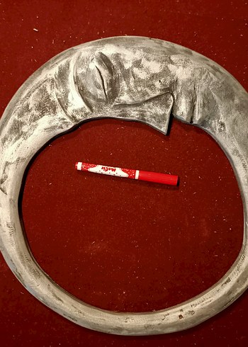 Gümüş renkli aydede figürü - Görsel 6