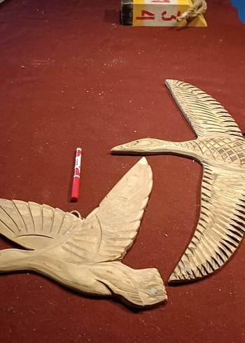 El Yapımı Ahşap Kuş Figürleri - Görsel 7